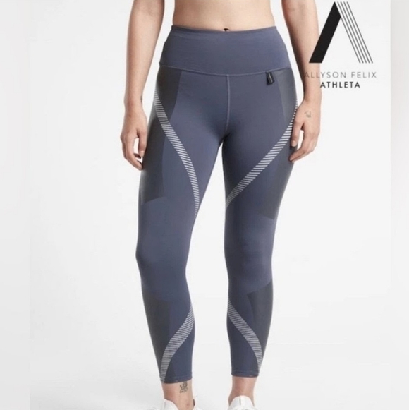 Athleta Allyson Felix Fearless Legend 7/8 Tight Size 1X New With Tags - Picture 4 of 16